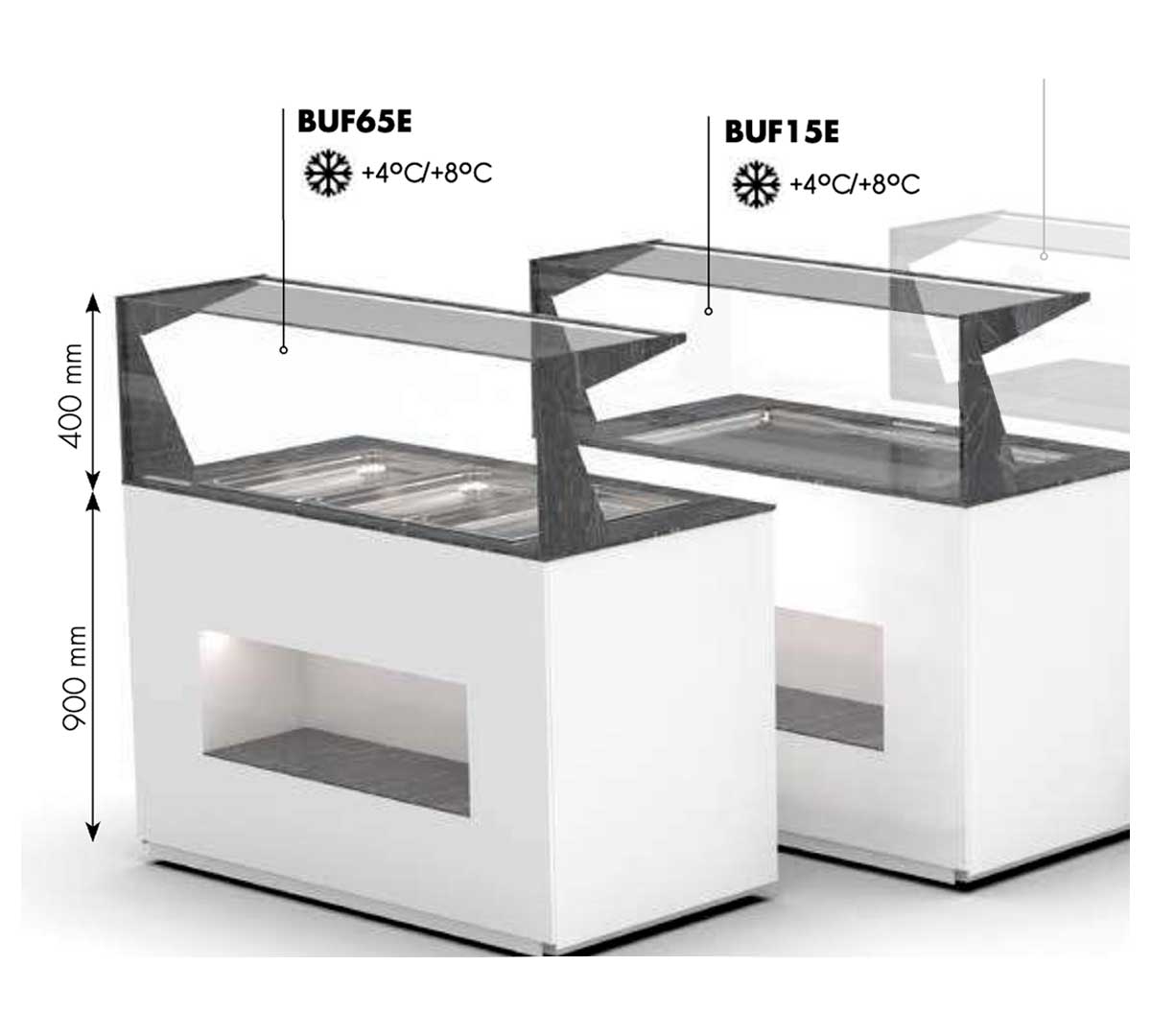 SAYL - BUFFET LINE MÓDULO SELF-SERVICE PLACA FRÍA
