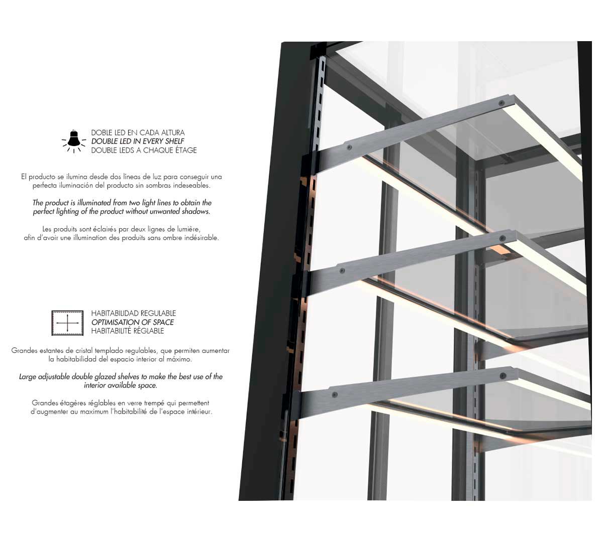 SAYL - VITRINA INTEGRA BASE 120 NEUTRA