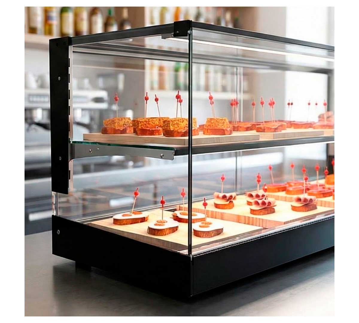 SAYL - VITRINA REFRIGERADA LOGIC 2 PISOS CUBA PLANA