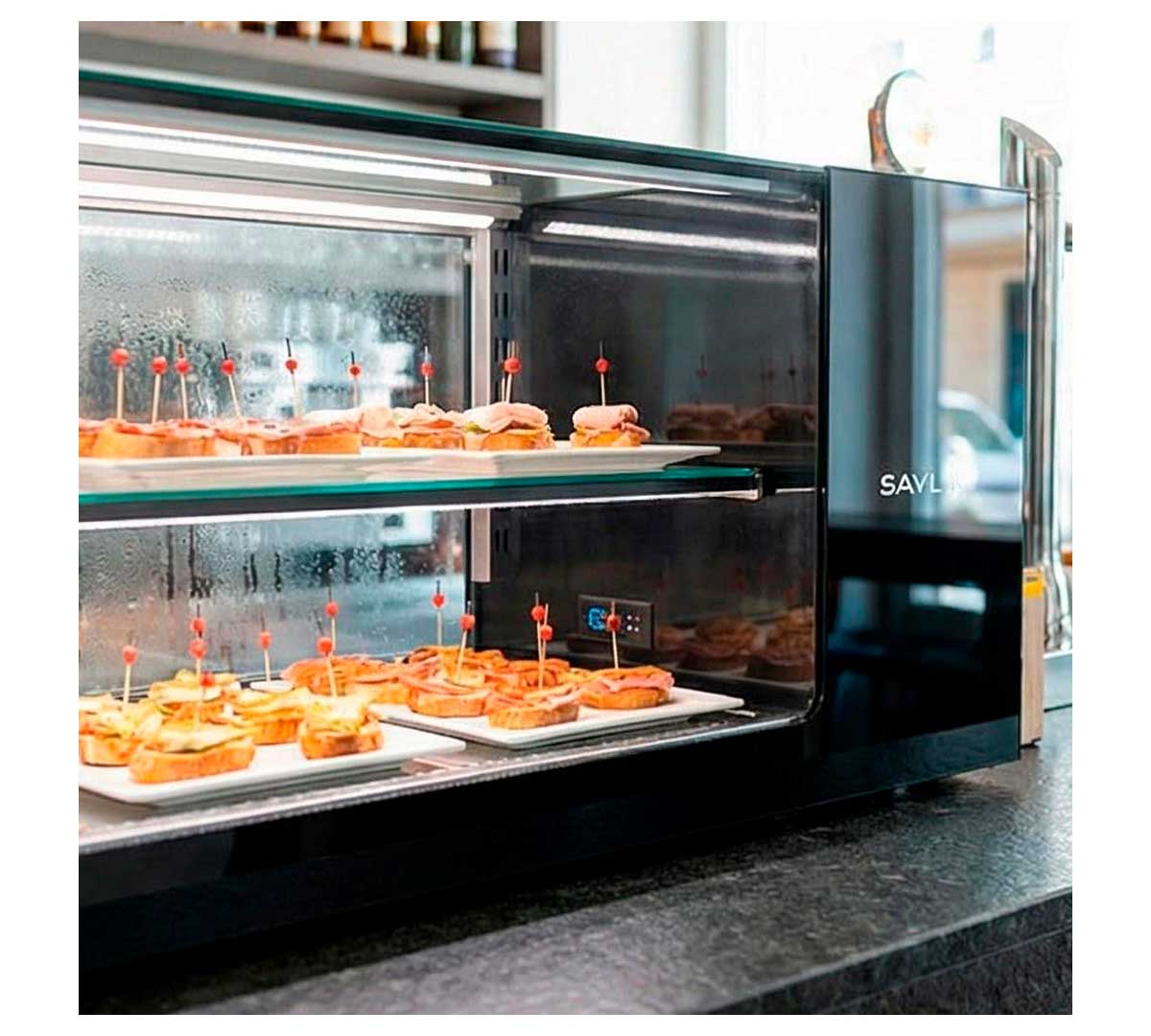 SAYL - VITRINA REFRIGERADA LOGIC 2 PISOS CUBA PLANA