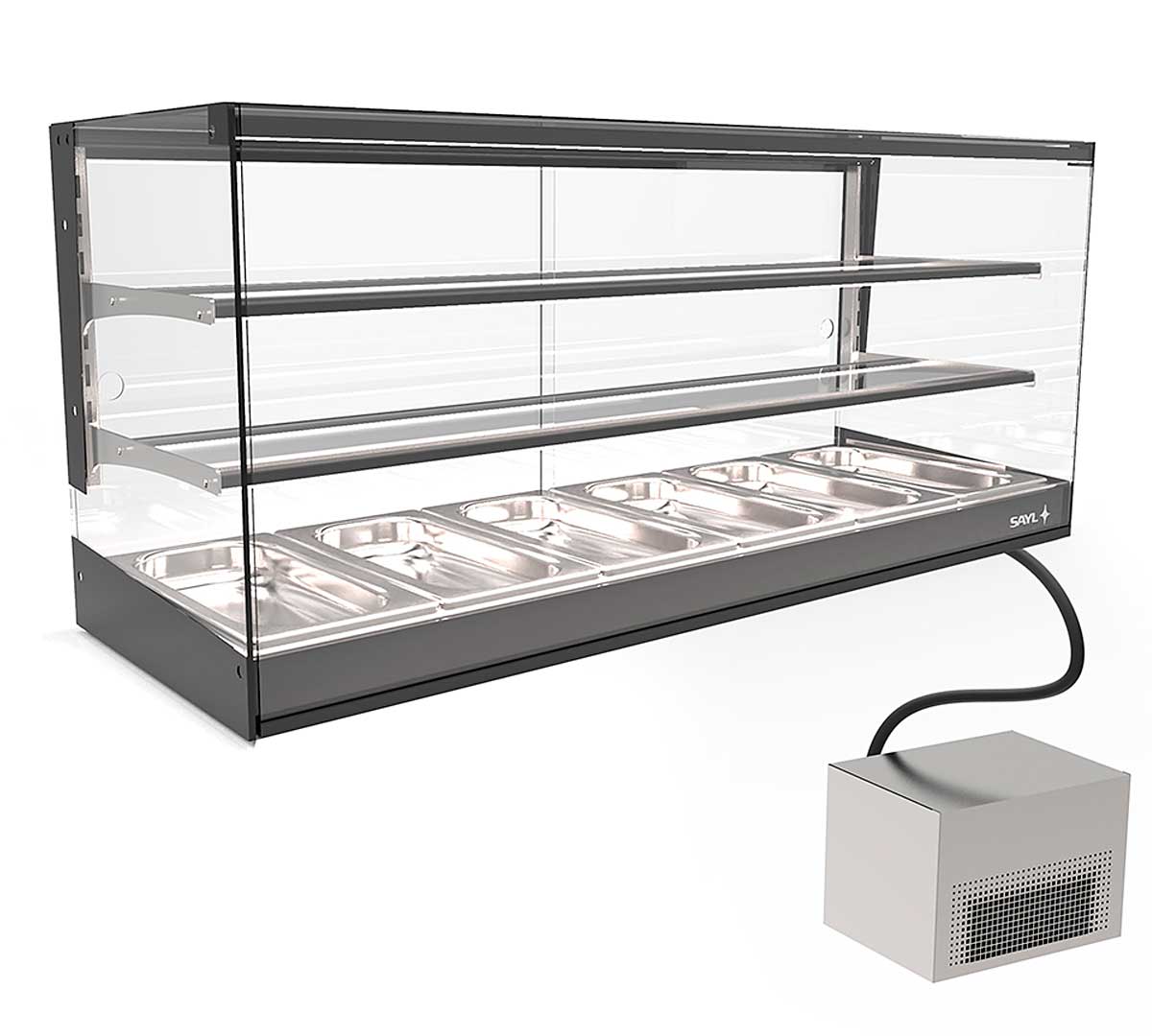 SAYL - VITRINA REFRIGERADA LOGIC TRIPLE GRUPO REMOTO