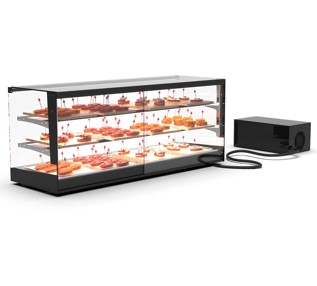 SAYL - VITRINA REFRIGERADA LOGIC TRIPLE GRUPO REMOTO