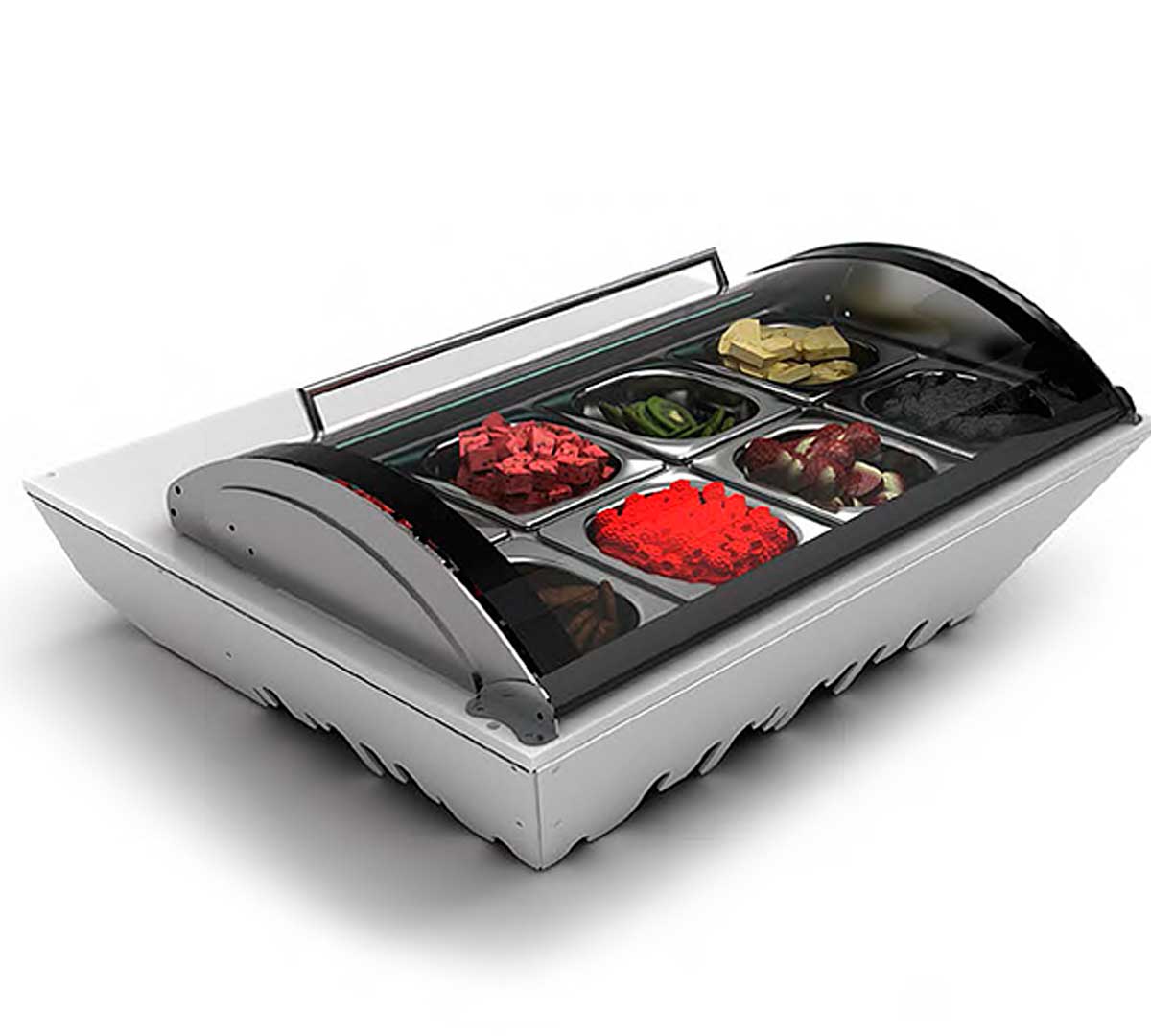 SAYL - VITRINA EXPOSITORA TOPPING BOX LINE