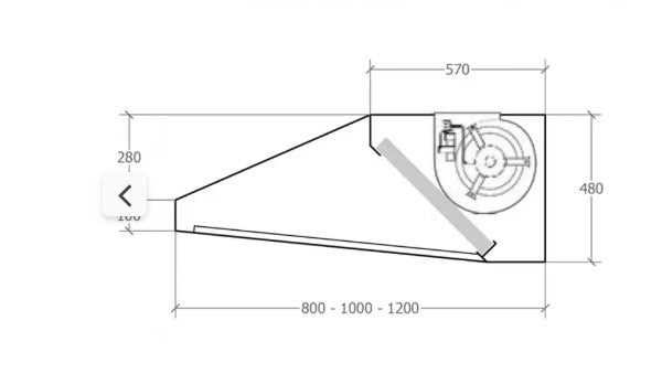 TEVEX - CAMPANA ÓPTIMA INTEGRAL MURAL FONDO 1000