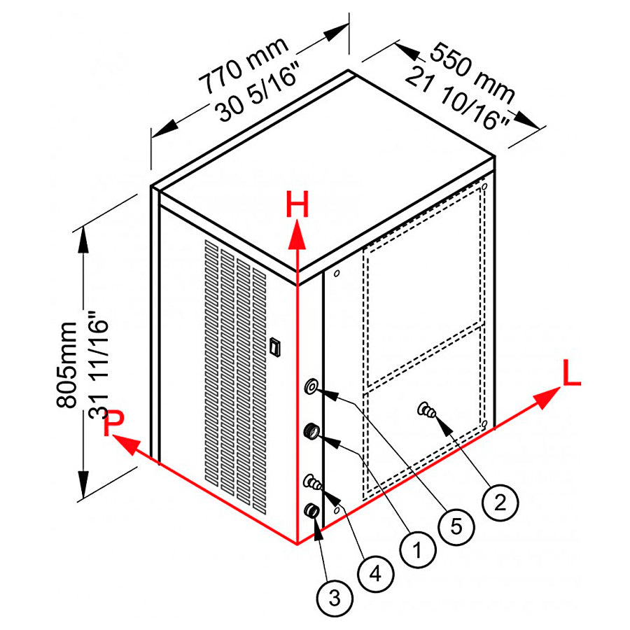BREMA - MÁQUINA HIELO FAST FOOD VM900