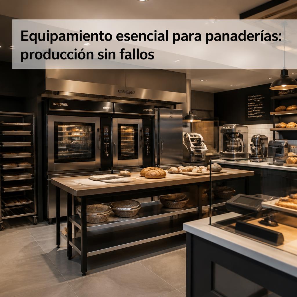Equipamiento esencial para panaderías: producción sin fallos