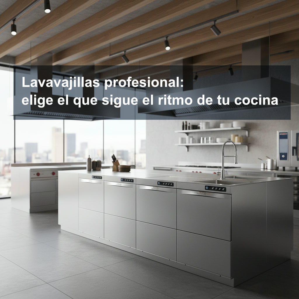 Lavavajillas profesional: elige el que sigue el ritmo de tu cocina