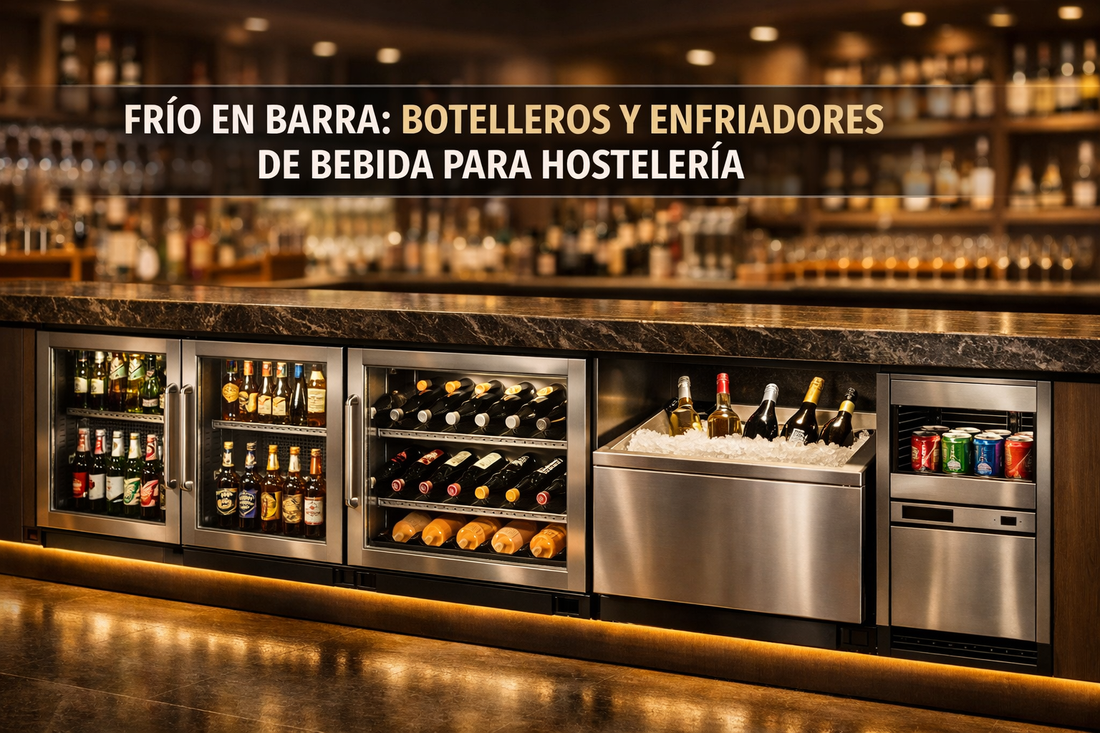 Frío en Barra: Cómo Elegir el Botellero o Enfriador que Necesita tu Negocio