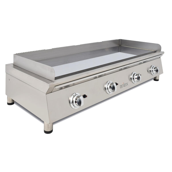 ARILEX - FRYTOPS A GAS 130cm ACERO DE 15mm CON BAÑO DE CROMO DURO LÍNEA 600 130FRYGCN