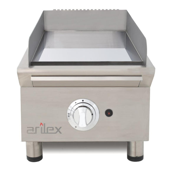 ARILEX - FRYTOPS A GAS 40cm ACERO DE 15mm CON BAÑO DE CROMO DURO LÍNEA 600 40FRYGCN