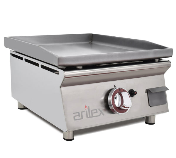 ARILEX - PLANCHA A GAS 40cm EN ACERO LAMINADO DE 6mm 40PGLN