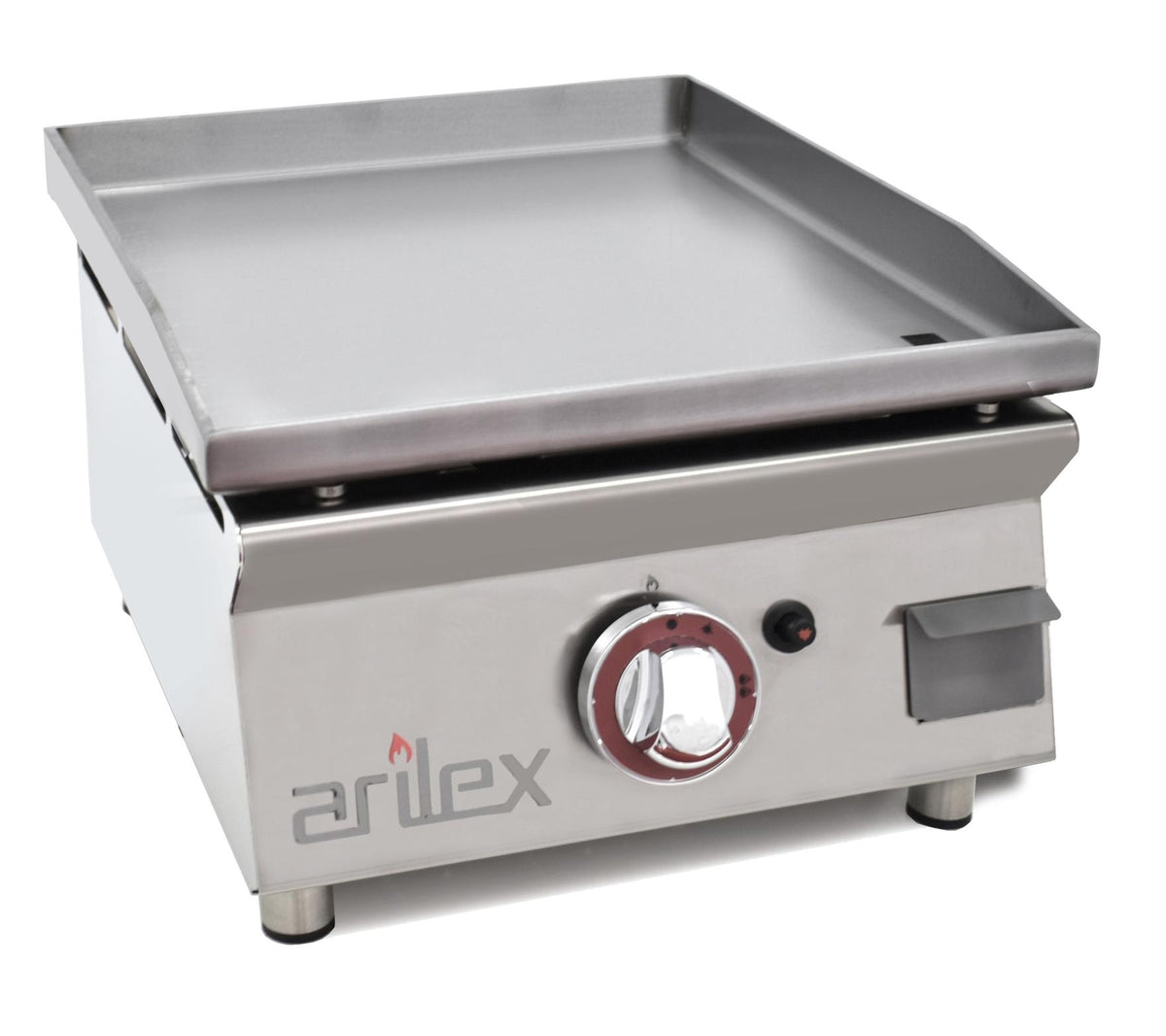 PLANCHA A GAS 40cm EN ACERO LAMINADO DE 6mm 40PGLN