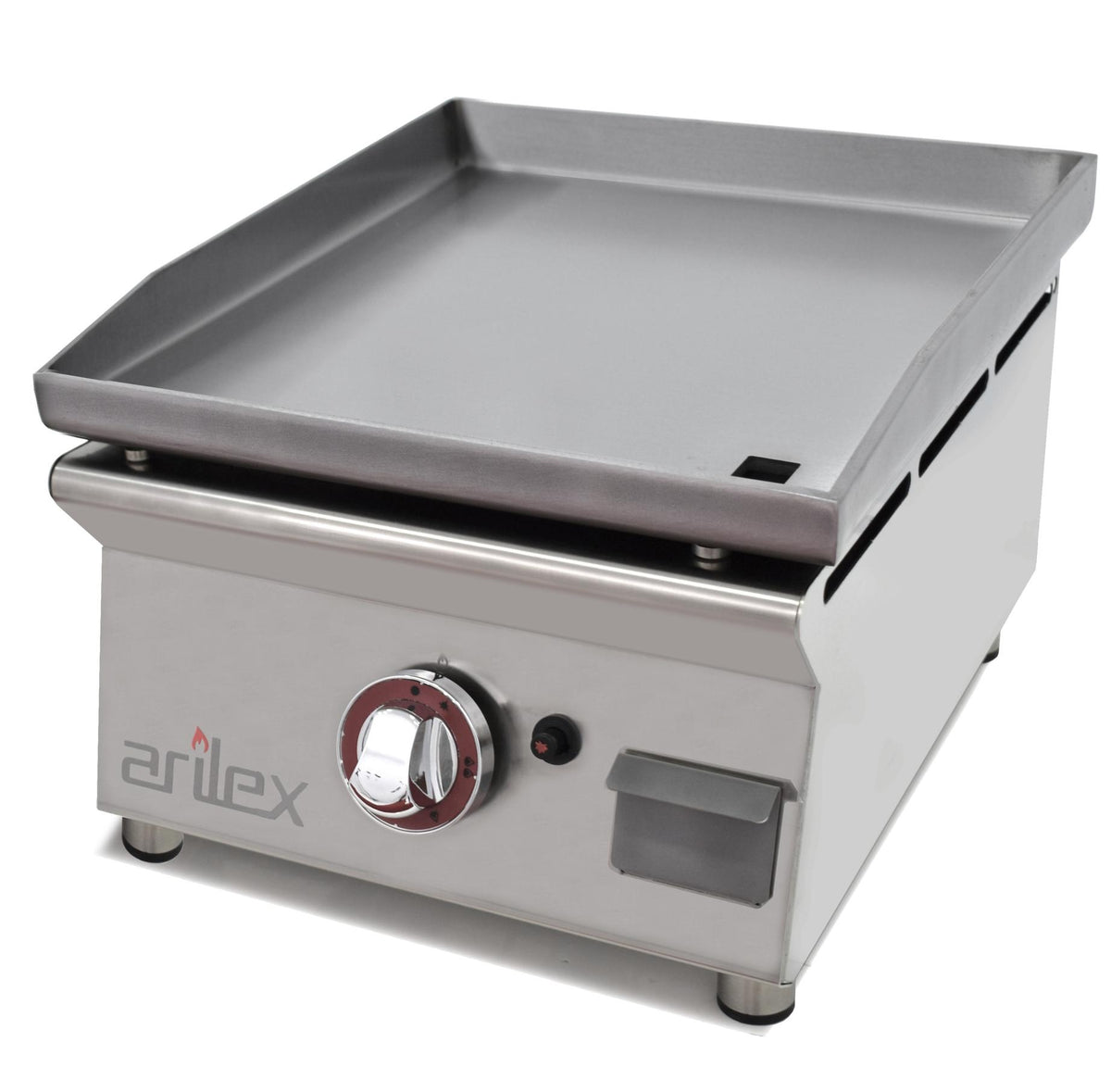 PLANCHA A GAS 40cm EN ACERO LAMINADO DE 6mm 40PGLN