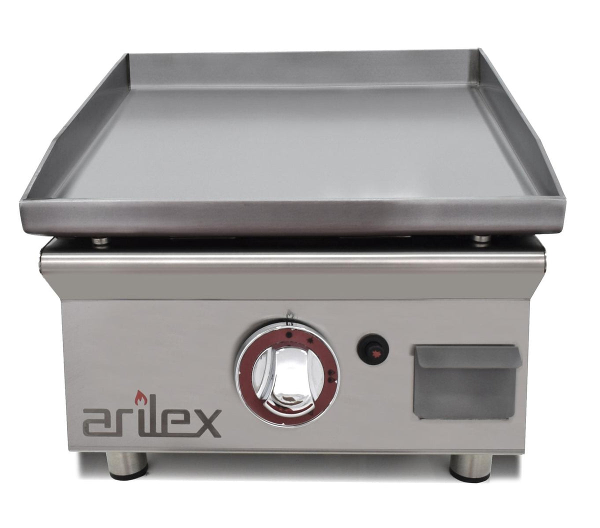 PLANCHA A GAS 40cm EN ACERO LAMINADO DE 6mm 40PGLN