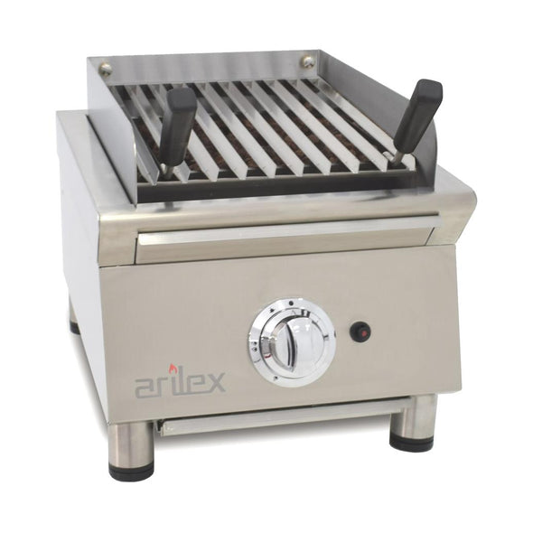 ARILEX - PARRILLA VASCA A GAS 40cm CON PIEDRA VOLCÁNICA LÍNEA 600 40VASN