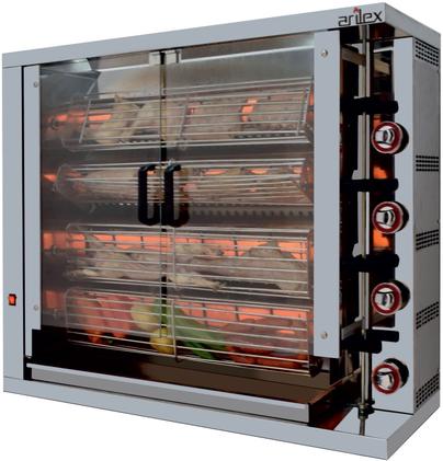 ASADOR VERTICAL A GAS DE 4 ESPADAS 4ASG