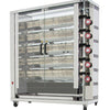 ASADOR VERTICAL A GAS CON PEANA DE 5 ESPADAS 5ASGP