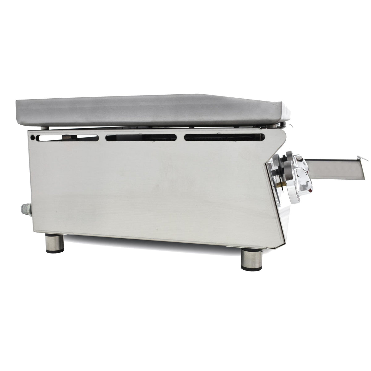 PLANCHA A GAS 60cm EN ACERO LAMINADO DE 6mm 60PGLN