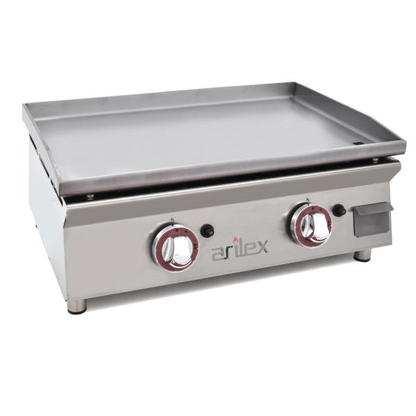 ARILEX - PLANCHA A GAS 60cm EN ACERO LAMINADO DE 6mm 60PGLN