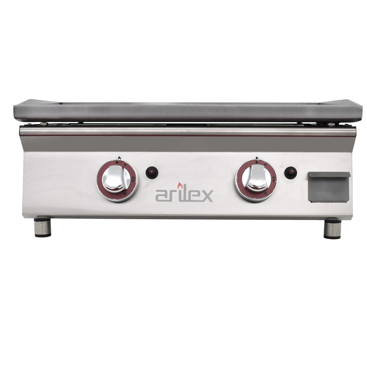 PLANCHA A GAS 60cm EN ACERO LAMINADO DE 6mm 60PGLN