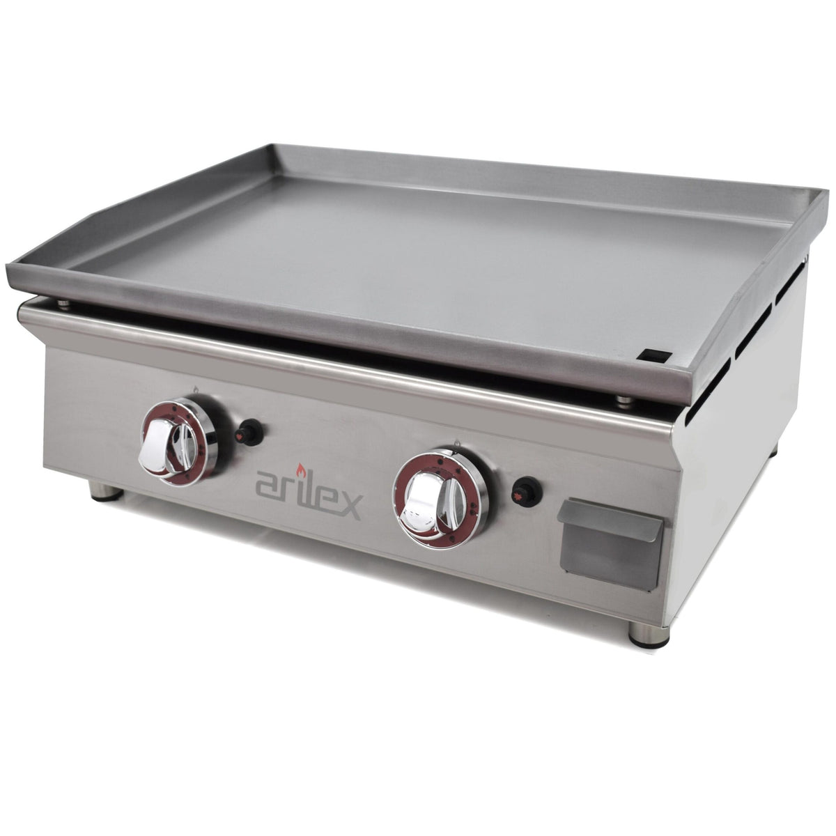 PLANCHA A GAS 60cm EN ACERO LAMINADO DE 6mm 60PGLN