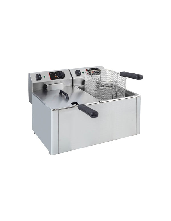 ALMISON-FREIDORA SOBREMESA ELÉCTRICA DOBLE ALMFR7+7LSG 7+7LITROS