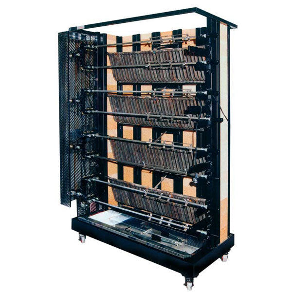 ASDOR - ASADOR DE POLLOS A LEÑA DOBLE ESPADA,12 ESPADAS AL-720