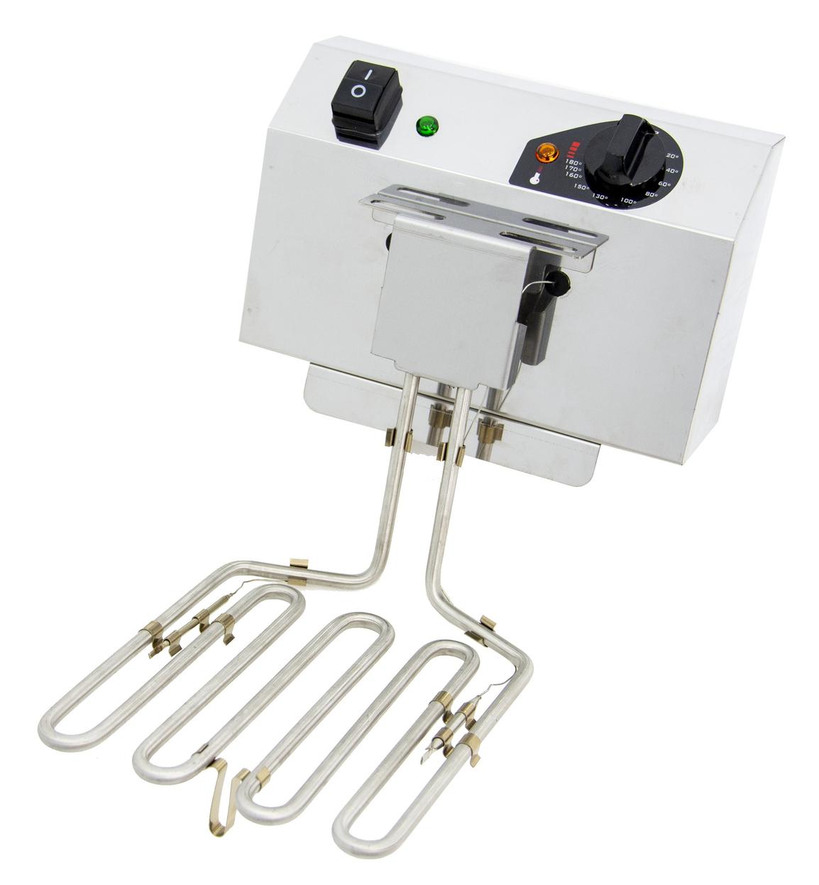 FREIDORA ELÉCTRICA EVOLUTION SIN GRIFO 10 LITROS CON CONTACTOR (3,5kw MONOFÁSICA) EVO10