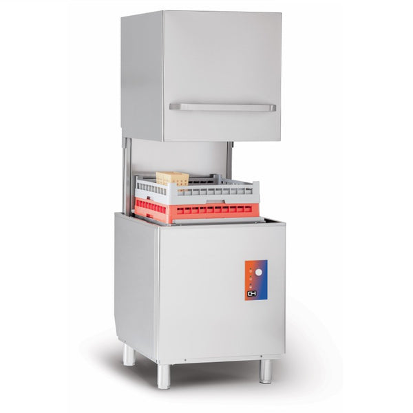 CLIMAHOSTELERIA - LAVAVAJILLAS INDUSTRIAL TIPO CAPOTA CON CESTA DE 50X50cm CORDOBA800