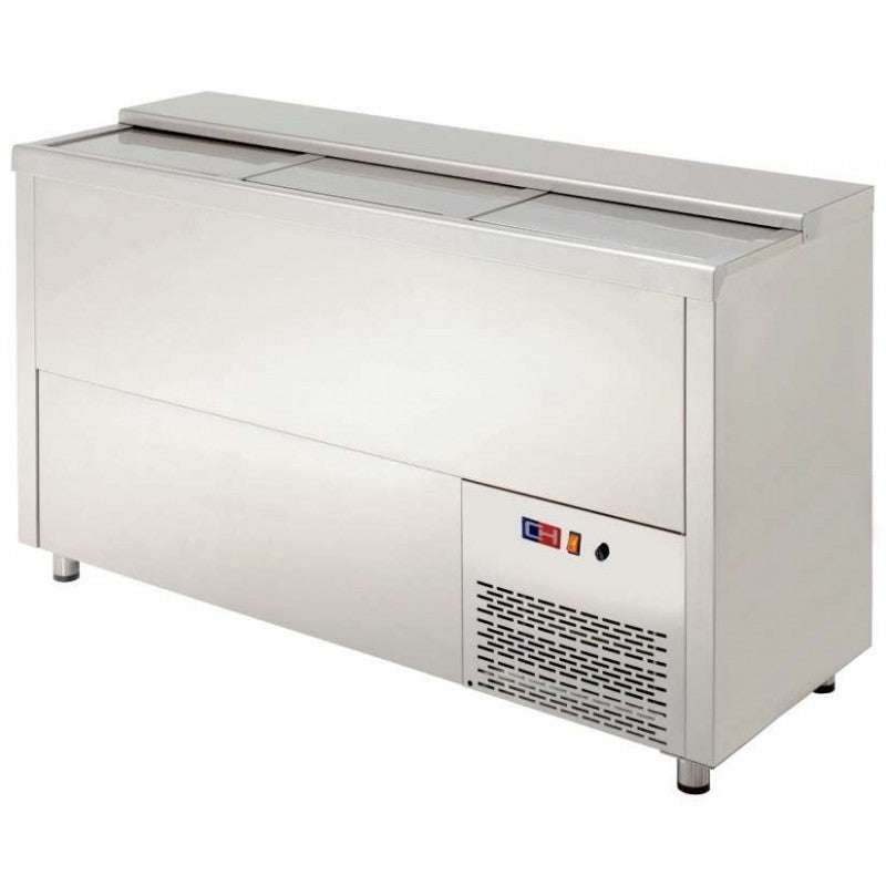 CLIMAHOSTELERIA - ENFRIADOR DE BOTELLAS 3 PUERTAS INOXIDABLE INTERIOR Y EXTERIOR - CORDOBA MRB-150I