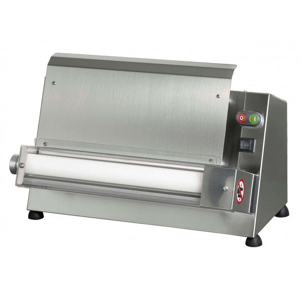 CLIMAHOSTELERIA - LAMINADORA FORMADORA DE PIZZA SEMIAUTOMÁTICA 1 RODILLO DE 26 A 40CM CON PEDAL TREVISO S42MR