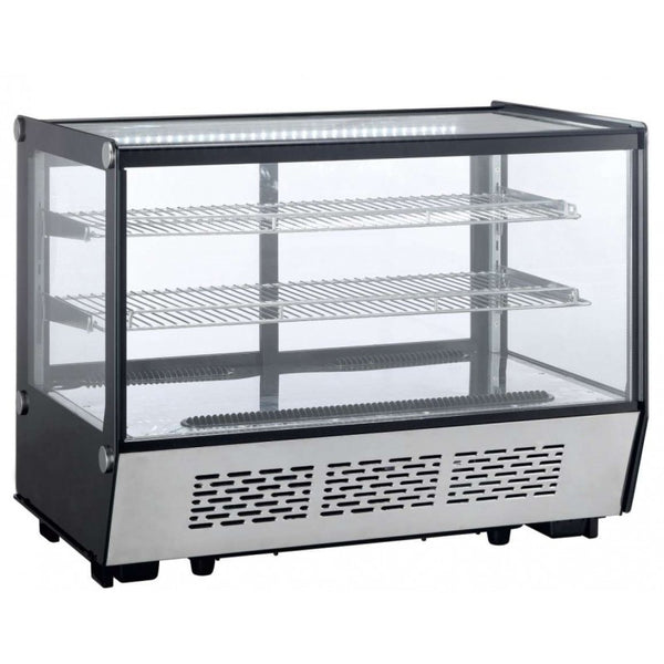 CLIMAHOSTELERIA - VITRINA REFRIGERADA SOBREMOSTRADOR CRISTAL RECTO 888X568X686H MM LÍNEA PEKÍN XCW160Z