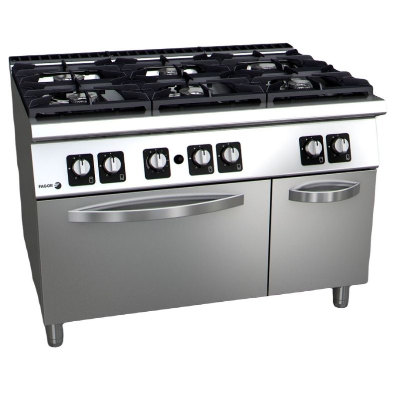 FAGOR - COCINA C-G961 6 FUEGOS CON HORNO