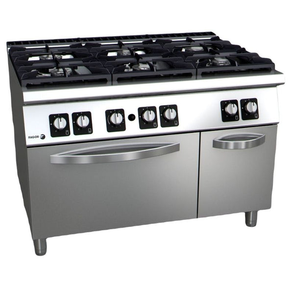 FAGOR - COCINA C-G961 6 FUEGOS CON HORNO