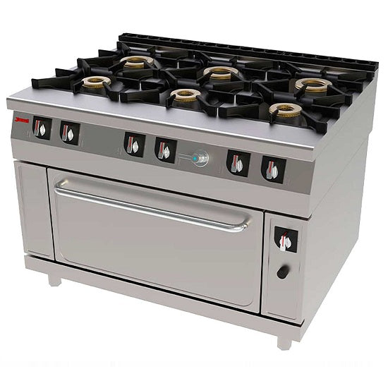 JEMI - COCINA 611HG GAS HORNO - SERIE 900