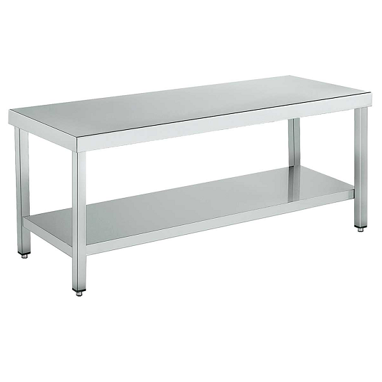 DISTFORM - MESA SOPORTE CENTRAL GAMA 600 CON ESTANTE - FONDO 60CM