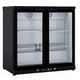 DOCRILUC - EXPOSITOR REFRIGERADO EHB-250 L - ACERO PLASTIFICADO NEGRO