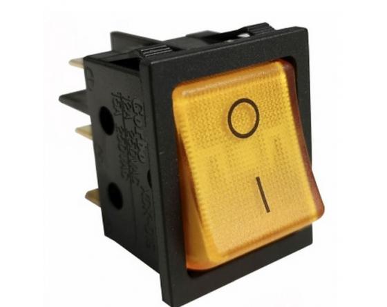 EUNASA - INTERRUPTOR ÁMBAR 16A 230V 30X22MM