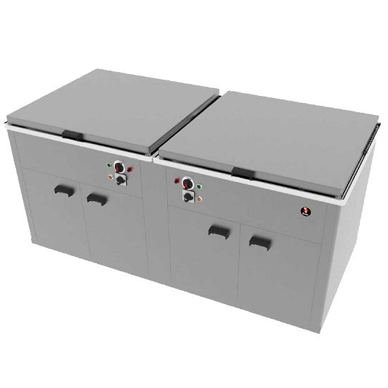 JEMI - FREIDORA J-100-2 CH GIGANTE 2 CUBAS SERIE J