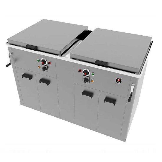 JEMI - FREIDORA J-50-2 GIGANTE 2 CUBAS SERIE J