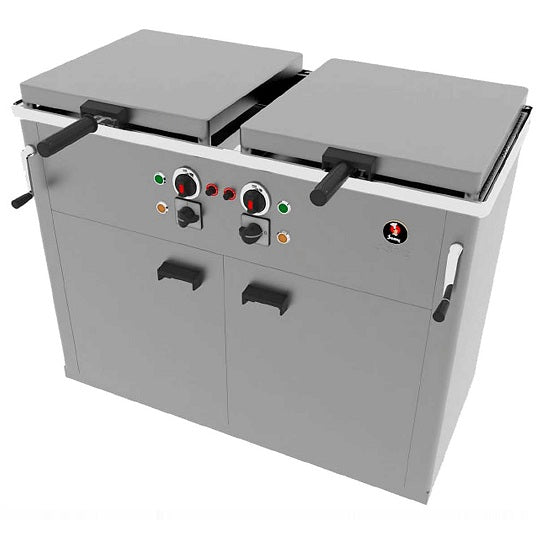 JEMI - FREIDORA J-30-2 CON MUEBLE DOBLE SERIE J