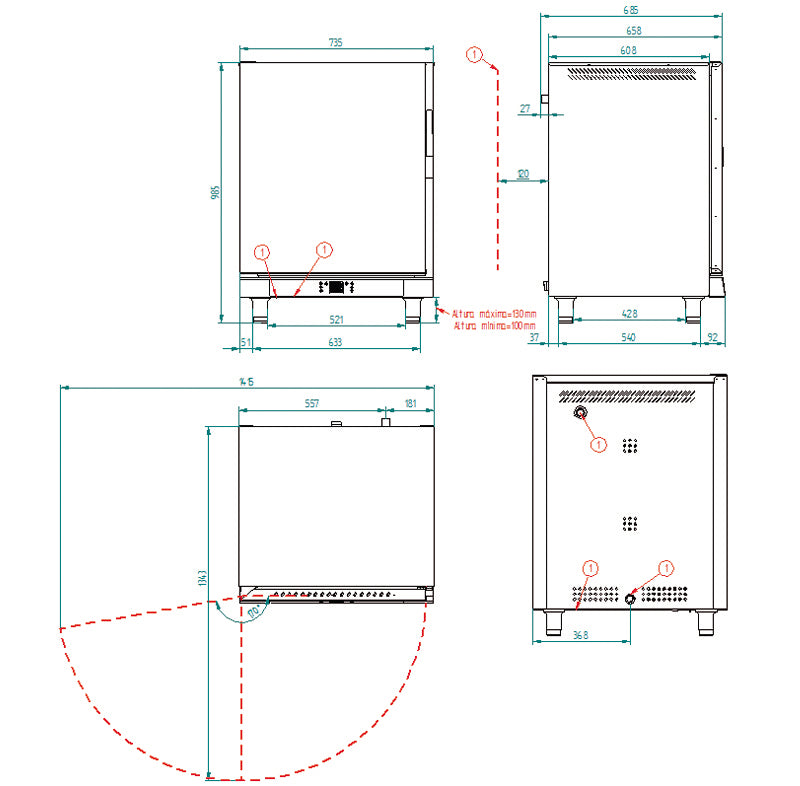 FM - HORNO REGENERADOR DIGITAL RG 1011 V2.4