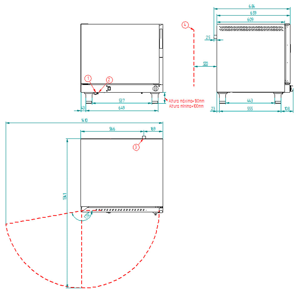 FM - HORNO REGENERADOR ANALÓGICO RG 611 A