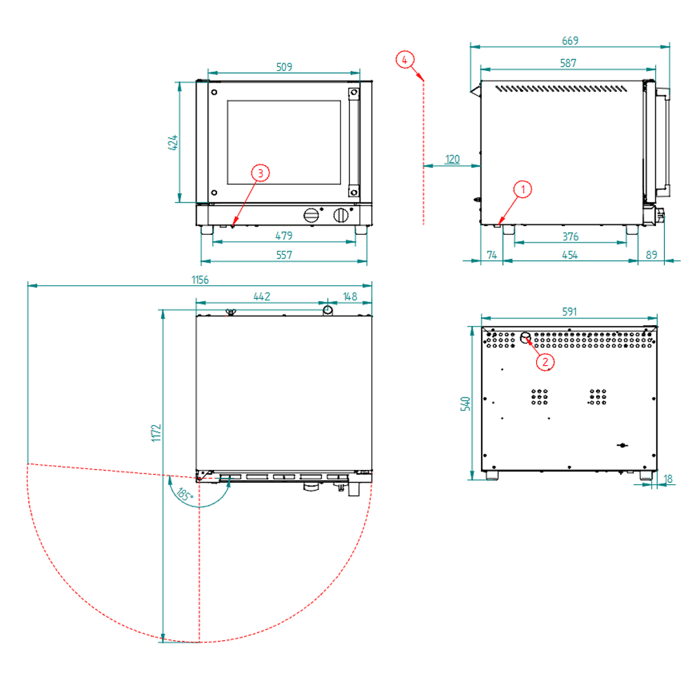 FM - HORNO CONVECCIÓN RXL 304 H