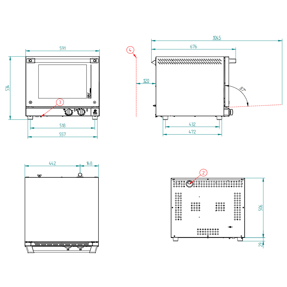 FM - HORNO CONVECCIÓN RX 304 H