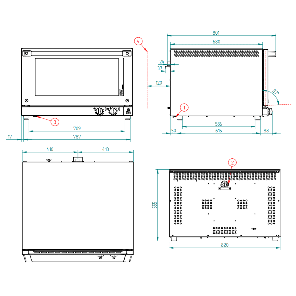FM - HORNO CONVECCIÓN RX 604 PLUS HG
