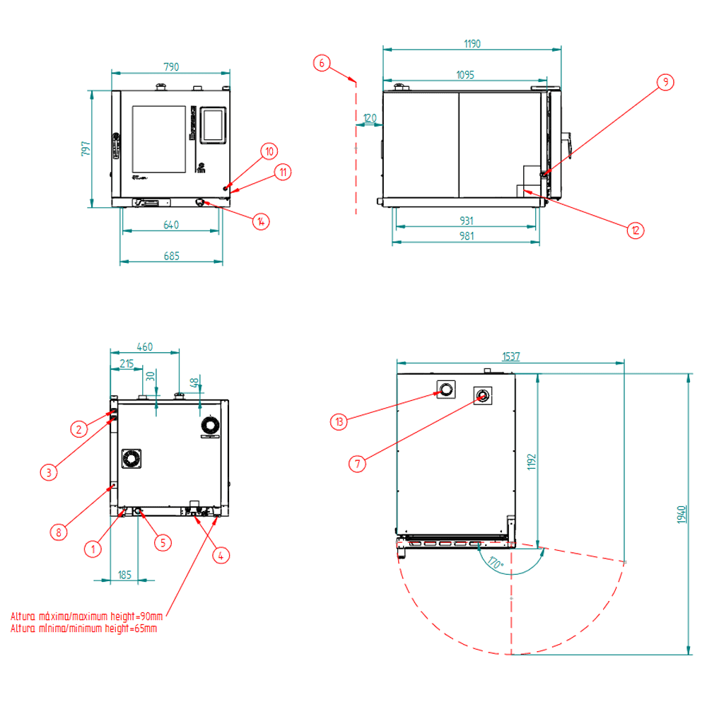 FM - HORNO MIXTO STG 72 V9 EXPERIENCE