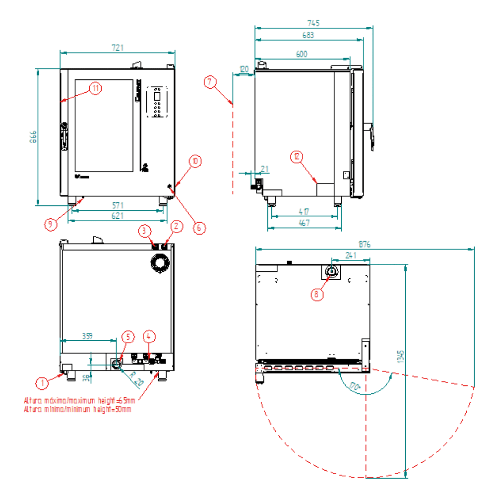 FM - HORNO MIXTO STC 1011 V2’4 W - TRANSVERSAL
