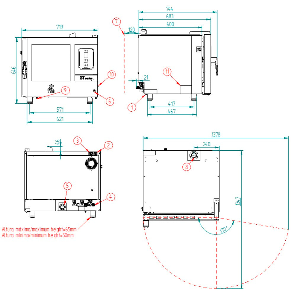 FM - HORNO MIXTO STC 611 V2’4 W - TRANSVERSAL