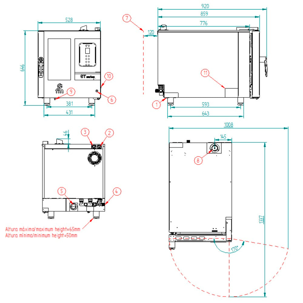 FM - HORNO MIXTO STC 611 V2.4